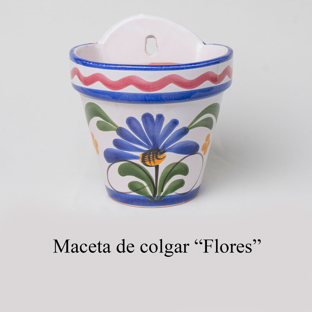 Maceta de colgar Flores también disponible en la variedad de colores de la imagen