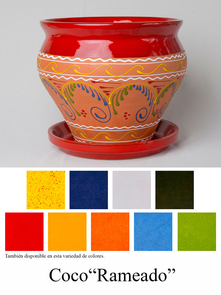 Productos Jardinería Coco Rameado también disponible en la variedad de colores de la imagen